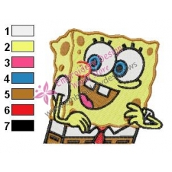 SpongeBob SquarePants Embroidery Design 39